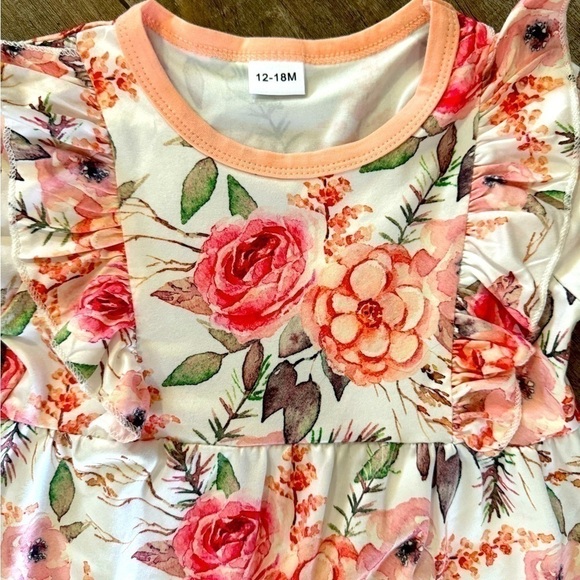 NWOT Toddler Floral Romper - Picture 3 of 5